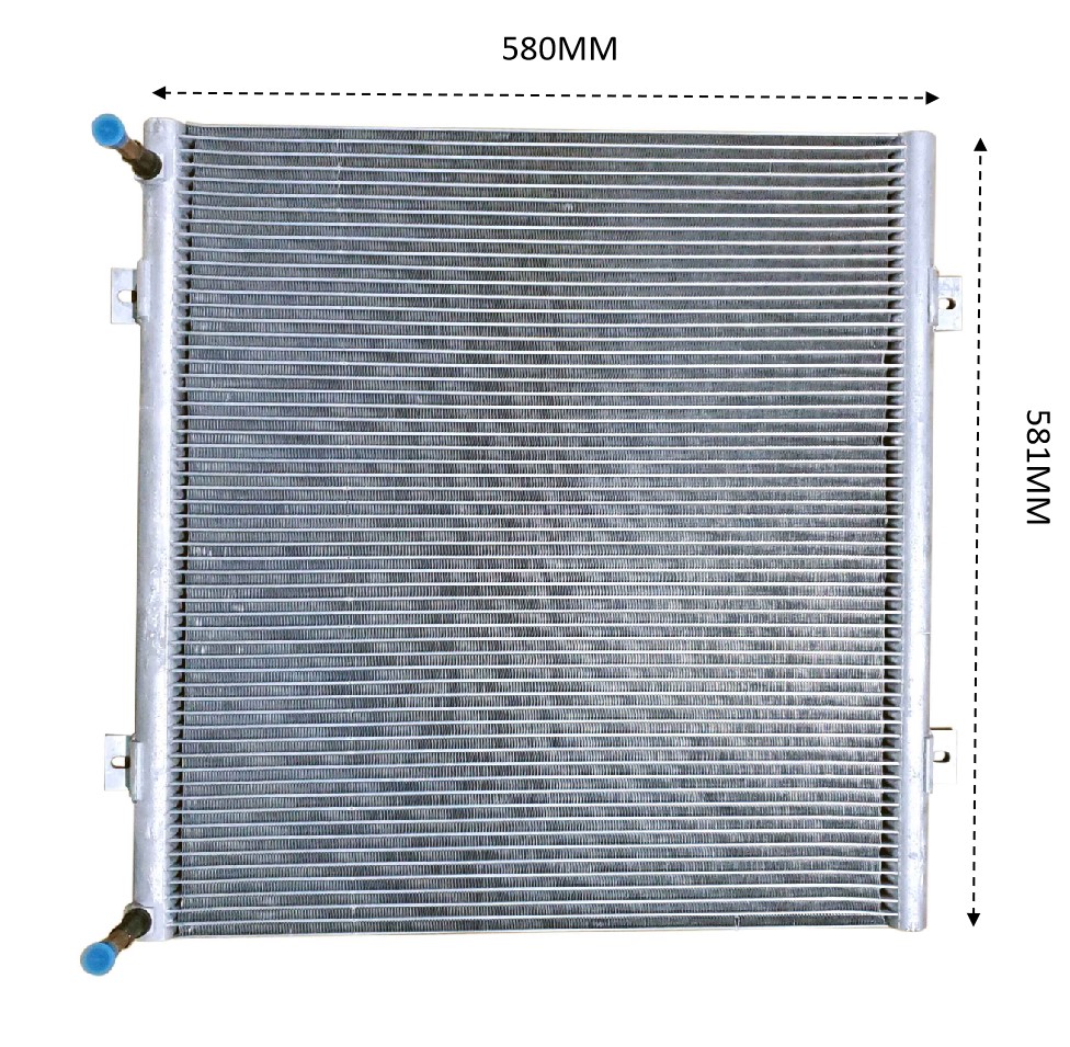 Industrial Water Chiller Custom Aluminium Condenser Heat Exchanger