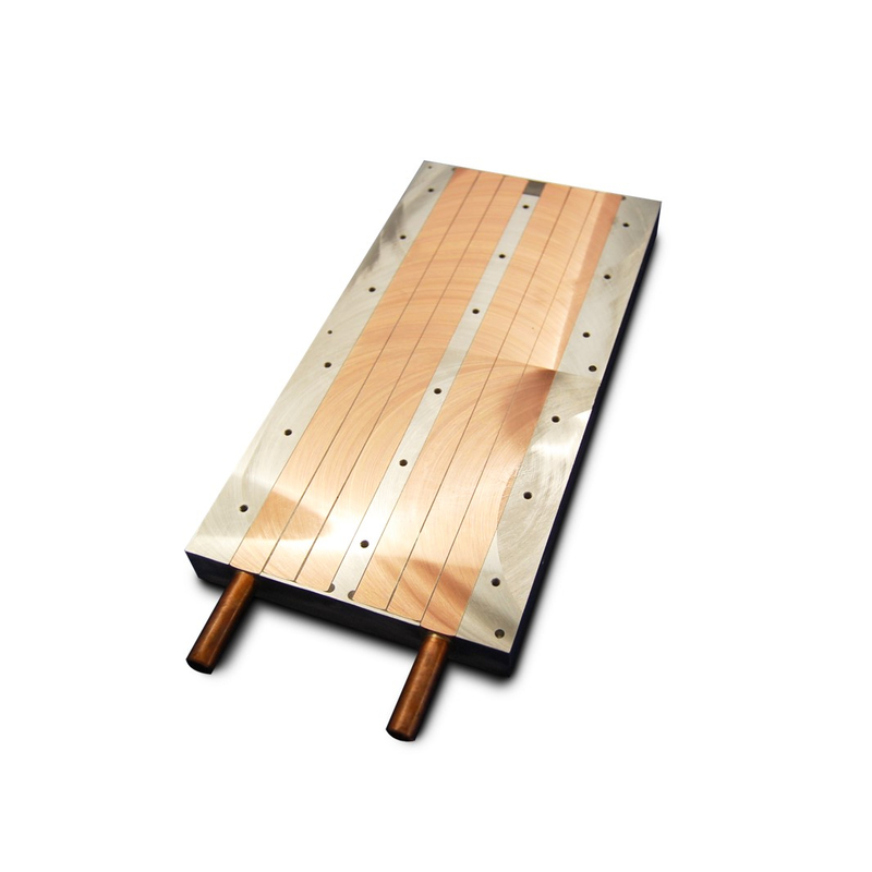 Aluminium Copper Tube Liquid Water Cold Plate from China manufacturer ...