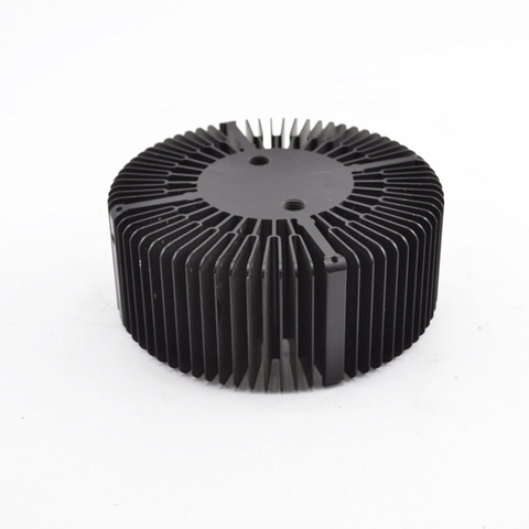 Professional Anodized Cylindrical Extruded Heat Sink