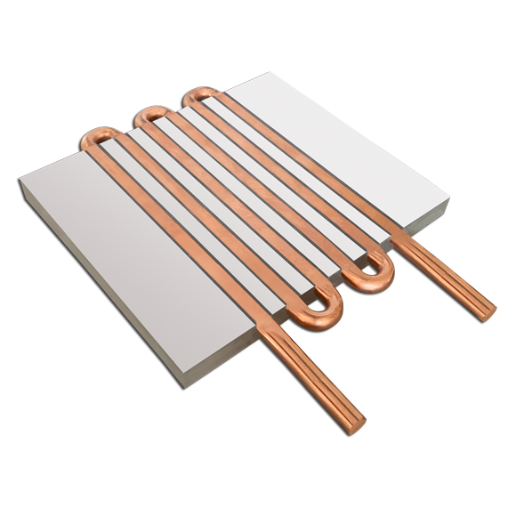 Aluminum Water Cooling Plate With Copper Tubes from China manufacturer ...