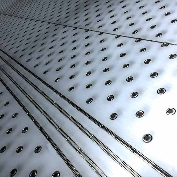 Industrial Laser Welded Liquid Cold Plate Pillow Plate