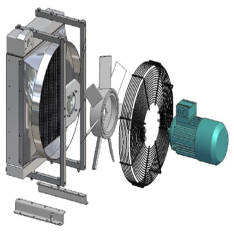 OEM Compact Aluminum Air To Air Plate Fin Heat Exchanger